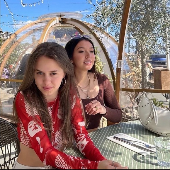 Roy printed mesh top from edikted - Picture 5 of 5